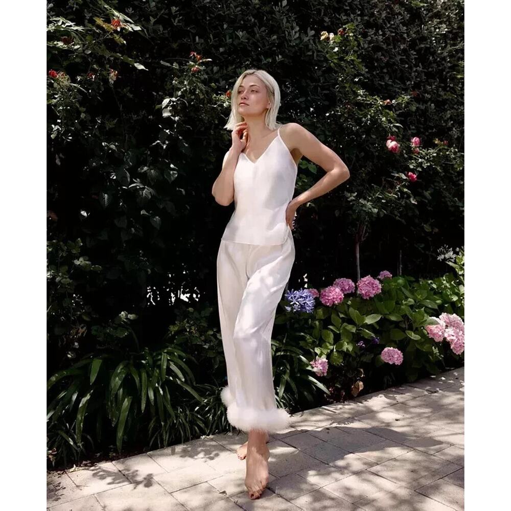 Linea Donatella White Pajama Set